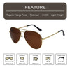 Gold Frame/Brown Lens