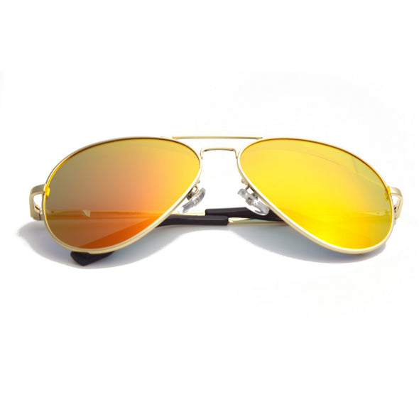 Gold Frame/Mirror Orange Lens