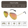 Gold Frame/Mirror Orange Lens