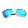 Silver Frame/Mirror Blue Lens