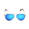 Silver Frame/Mirror Blue Lens