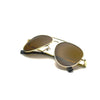 Gold Frame/Brown Lens