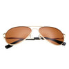 Gold Frame/Brown Lens