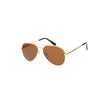 Gold Frame/Brown Lens