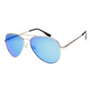 Silver Frame/Mirror Blue Lens