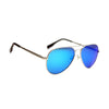 Silver Frame/Mirror Blue Lens
