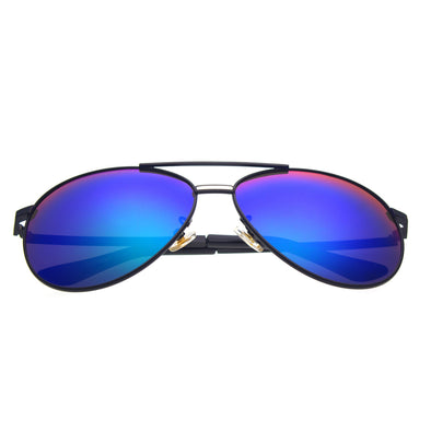 Black Frame/Mirror Blue Lens