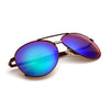 Black Frame/Mirror Blue Lens