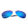 White Frame/Mirror Blue Lens