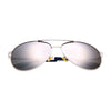 White Frame/Mirror Silver Lens