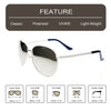 White Frame/Mirror Silver Lens