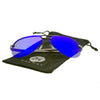 Gunmetal Frame/Mirror Blue Lens