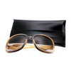 Champagne Frame/Brown Lens