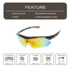 Black Orange Frame/Mirror Set Lens