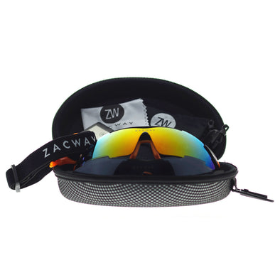 Black Orange Frame/Mirror Set Lens