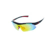 Black Red Frame/Mirror Set Lens