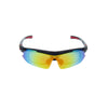 Black Red Frame/Mirror Set Lens