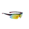 Black Red Frame/Mirror Set Lens