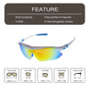 White Blue Frame/Mirror Set Lens
