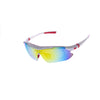 White Red Frame/Mirror Set Lens