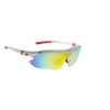White Red Frame/Mirror Set Lens