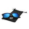 Black Frame/Mirror Ice Blue Lens
