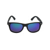 Black Frame/Mirror Navy Blue Lens