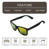 Black Frame/Mirror Orange Lens